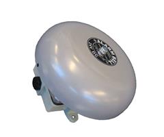 A8B230BB1 Moflash  Alarmklokke A8B, 8",230vAC [grå] 102dB(A), IP65, v=+/-10%, m/bakboks